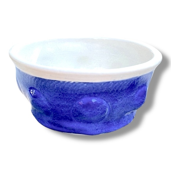 Cobalt Blue & White Pottery Bowl from my Clay Studio/Decor, Snack, Ice Cream - Picture 1 of 7
